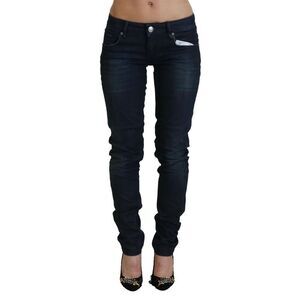 Acht Blue Low Waist Slim Fit Women Denim Women's Jeans